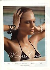 ADVERTISING 2007 VICTORIA CASAL jewelry jeweler bracelets