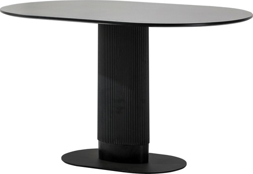 Table ovale maxim noire sur - ovale, un