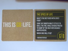 Bière Brewery dessous de Verre ~ Gordon Biersch Brassage ~ Appariement Avec