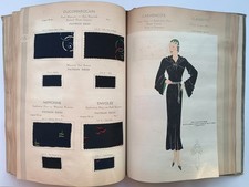 CATALOGUE TISSUS SG PARIS - HIVER 1936-37 - (570 ECHANTILLONS) - MODE ART DECO