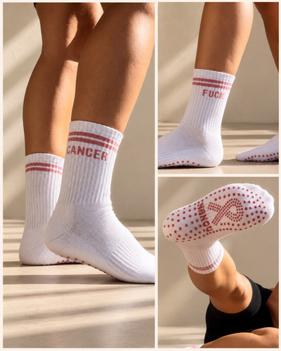 Chaussettes pilates femme - chaussettes,