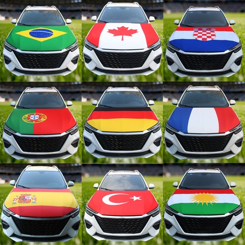Housse capot voiture - , drapeau