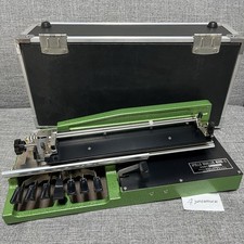 [AS IS] APOLLO BRAILLER MARK-Ⅱ 2 Braille Typewriter Green from JP with case