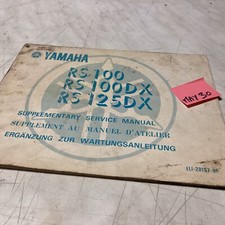 Yamaha RS100 RS100DX RS125DX