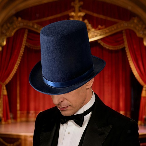 Chapeau haut forme - chapeau, bleu