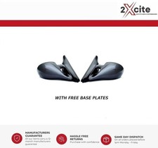 BMW E46 3 Série 2 Porte Coupé Effet Carbone M3 Manuel Paire Porte Rétroviseurs