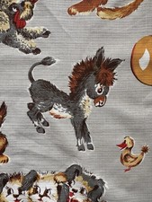 Tissu Ancien Animaux 1930