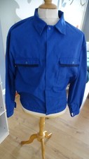 VESTE BLOUSON BLEU TRAVAIL ALSICO T.M VINTAGE MODE COMBINAISON HOMME FEMME JEAN