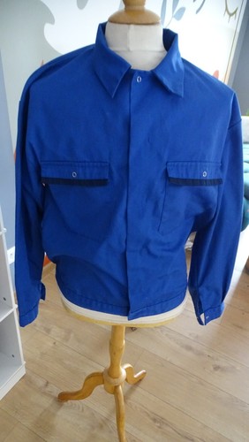 Veste blouson bleu travail - bleu,