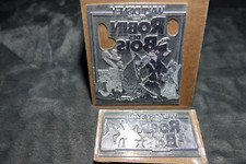 rare 2 printing plates new ROBIN DES WOODS Robin Hood: walt disney