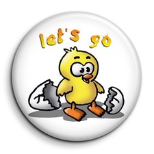 Poussin Let's Go - Badge