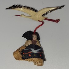 Ancienne Broche Cigogne