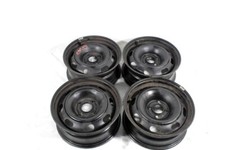 Set 4 steel rims from 15 inch 4 holes 6JX15H2M Et 27 Peugeot 307 SW 1.6 B 8