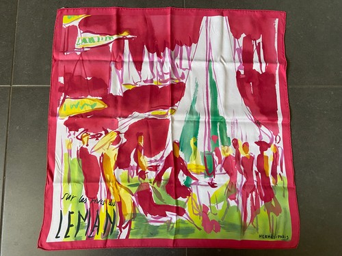Foulard carré hermès soie - hermès, en