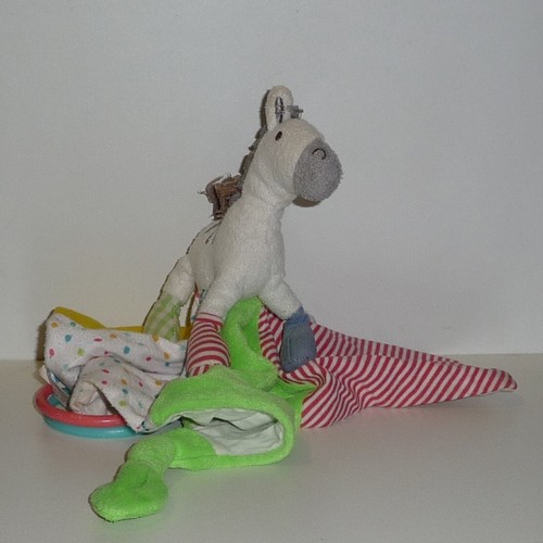 Doudou zèbre oxybul - doudou,