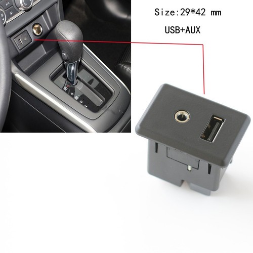 Prise usb aux noire pour - prise,