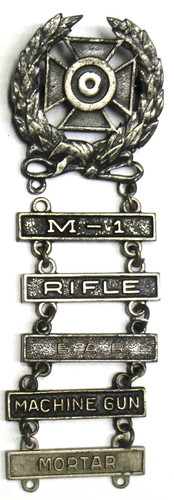 Army expert marksmanship badge - army,