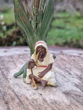 Petit bronze de vienne oriental le fumeur de narguilé 