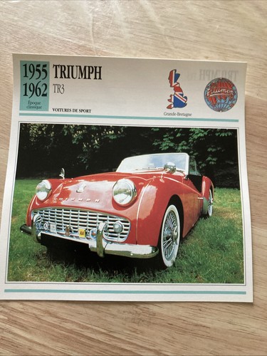Triumph tr3 1955 1962 carte - triumph, /