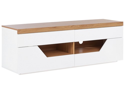 Meuble rangement blanc - tv, et