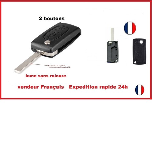Coque clé compatible peugeot - compatible,