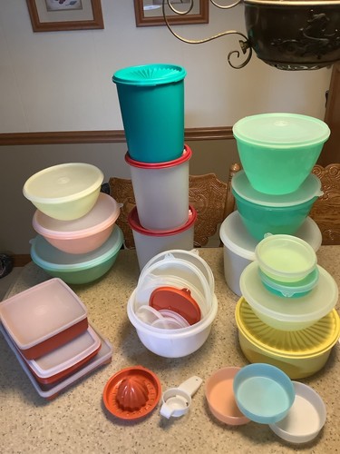 Vintage tupperware lot - tupperware, lot/31pcs