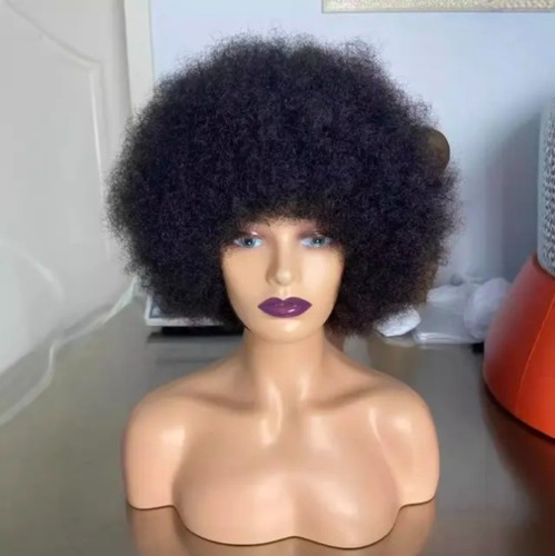 Perruque afro femme cheveux - perruque,