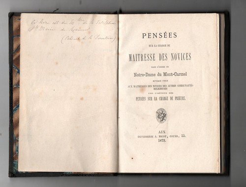 Pensées sur charge de - la,