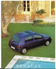 Renault Clio 1995-96 UK Market Sales Brochure RL Prima RN RT RSi Baccara 16v