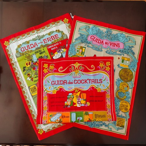 Vintage bassetti tea towels - vintage,