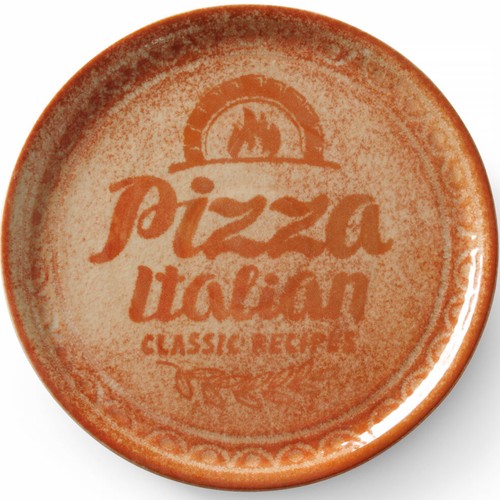 Assiette pizza en - assiette,
