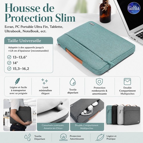 Housse protection ecran pc - de,
