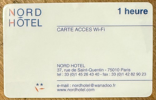 Paris hôtel nord carte - 75,