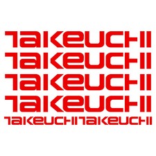 takeuchi autocollant sticker