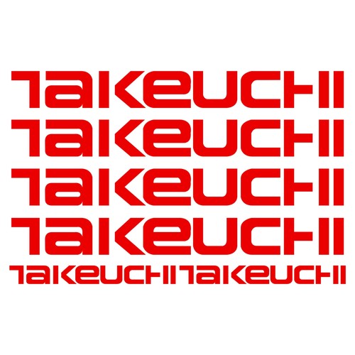 Takeuchi autocollant sticker - takeuchi,