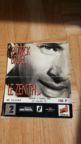 Billet concert patrick - concert,