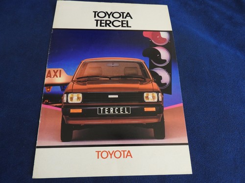 Catalogue toyota tercel 1981 - tercel,