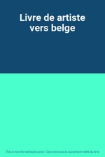 Livre de artiste vers belge