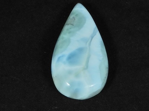 Cabochon poire forme de - de, en