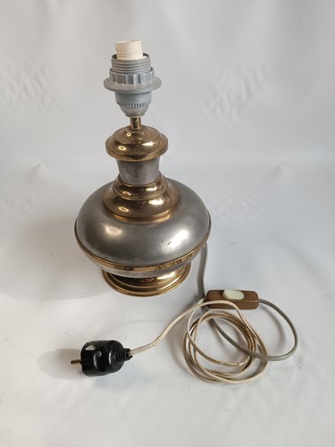 Tin and brass - tin, lamp