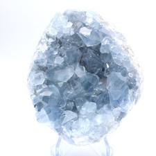 Célestite bleue de Madagascar géode naturelle 645gr 105mm Madagascar