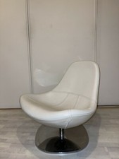 Fauteuils TIRUP IKEA Cuir Kavat  Blanc / très bon état - Lot de 2 