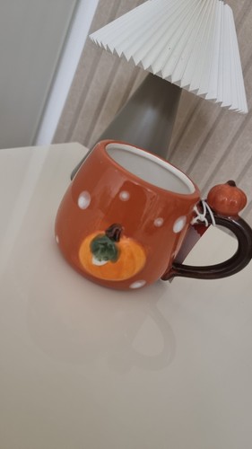 Mug céramique orange à - en,
