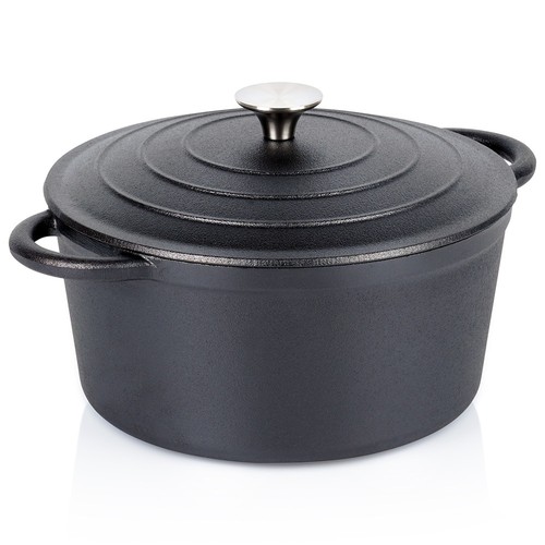 Cocotte fonte couvercle 24cm - cocotte,