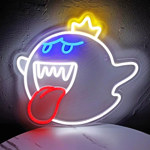 Néon led fantôme - king, boo