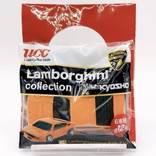Lamborghini Urraco Rally Orange Mini Car Pull Back Car UCC Collection Japon