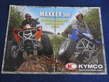 catalogue depliant  kymco quad maxxer 300cc