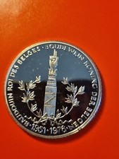 Belgium, medal, Baudouin, King of the Belgian, UNZ + PP, silver 925