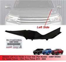 Joint de capot d'aile côté