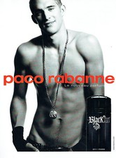 2006 Advertising 117 Advertising New Men's Perfume Black XS by Paco Rabanne